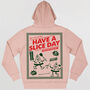 Have A Slice Day Women's Back Print Pizza Hoodie, thumbnail 3 of 3