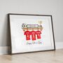 Personalised Family Football Shirt Print, thumbnail 1 of 7