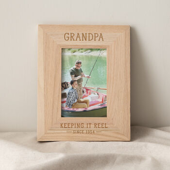 Fishing Memories Engraved Photo Frame, 2 of 2