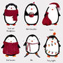 Personalised Couples Penguin Christmas Mug Set, thumbnail 5 of 8