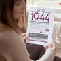 Personalised 80th Birthday Gift Print Life In 1944, thumbnail 8 of 9