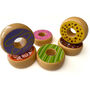 Wooden Donuts Pretend Play Food Set, thumbnail 2 of 5
