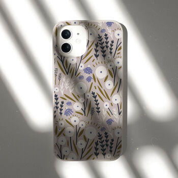 Wild Flowers Eco Friendly, Biodegradable Phone Case, 6 of 7