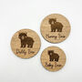 Bear Family Wooden Coasters Gift Set, thumbnail 6 of 6