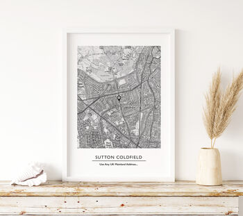 Favourite UK Location Map Print Custom Made, 6 of 12