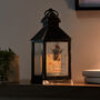 Personalised Highland Cow LED Lantern – Light Up Christmas Ornament, thumbnail 2 of 5