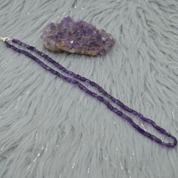 Amethyst Beaded Necklace, 2 of 8