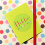 Mini Hello Sweet Pea Card, thumbnail 3 of 4