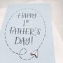'Happy 1st Father's Day' Hand Lettered Card, thumbnail 2 of 2
