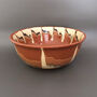 Large Contemporary Stoneware Bowl , Green And Brown, thumbnail 1 of 6