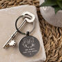 Personalised Owl Always Love You Valentines Day Keyring, thumbnail 4 of 4