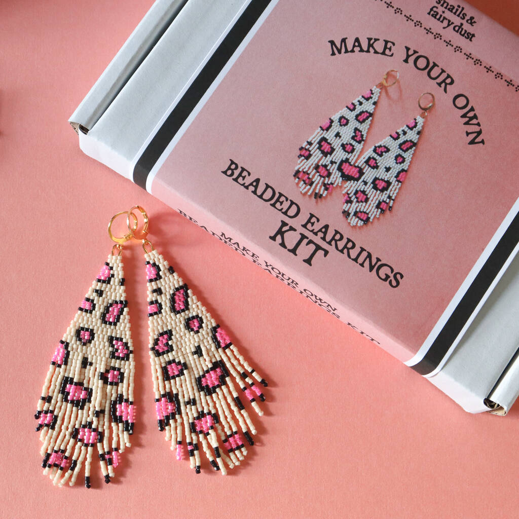 Diy Beaded Earrings Kit By Snails & Fairy Dust