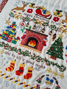 Night Before Christmas Hand Embroidery Kit, 2 of 12