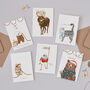 Mister Peebles Christmas Card Six Pack, thumbnail 1 of 8