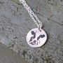 Tiny Friesian Cow Necklace, thumbnail 2 of 5