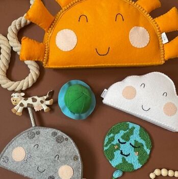 Felt Half Sun Decoration, 3 of 7