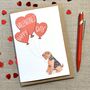 Personalised Welsh Terrier Happy Valentine's Day Card, thumbnail 1 of 2