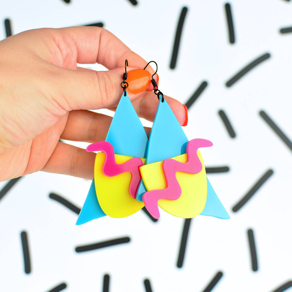 80s Vibes Statement Earrings, 1 of 7