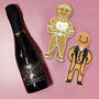 Hand Iced Wedding Biscuits And Prosecco Gift Box, thumbnail 1 of 4