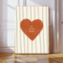 Heart Quote Nursery Art Print, thumbnail 1 of 4