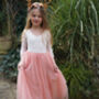Mary Jane In Rose Flower Girl ~ Lilly + Bo Collection, thumbnail 1 of 6