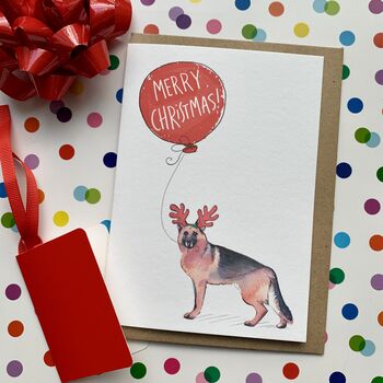 Personalised Dog Breed Christmas Card, 9 of 12
