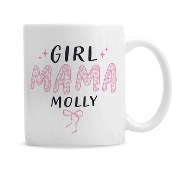 Personalised Girl Mama Mug For Mum Mother's Day, 4 of 4