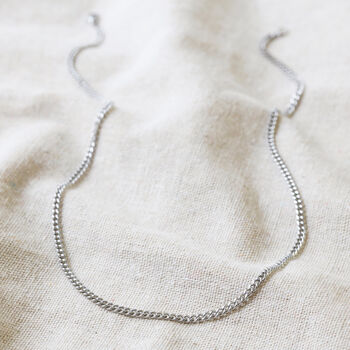 Men's Stainless Steel Curb 'Connell's Chain' Necklace, 2 of 4