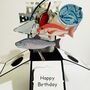 Fishing Themed 3D Birthday Card, thumbnail 1 of 8