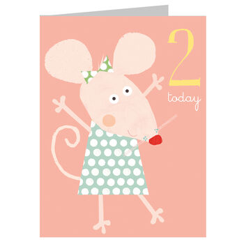 Mini Mouse 2nd Birthday Card, 2 of 4