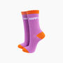 Happy Spotted Combed Cotton Glitter Socks In Lilac, thumbnail 1 of 4