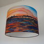 Sunset Art Panoramic Print Of Painting Lampshade, thumbnail 4 of 9