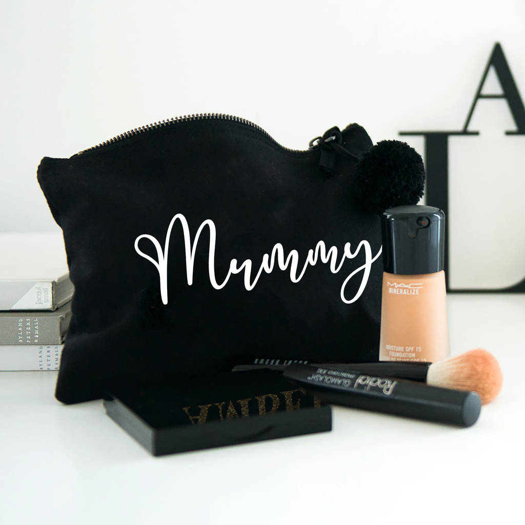 Personalised Mummy Make Up Bag By Leonora Hammond