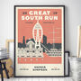 Personalised Great South Run Print, Unframed, thumbnail 2 of 7