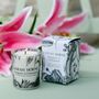 Petite Scented Candle Stargazer Lily And Cinnamon, thumbnail 1 of 6