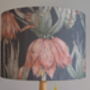 Pink And Black Passionflower Lampshade, thumbnail 6 of 8
