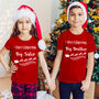 First Christmas As A Family Red T Shirts And Baby Grow, thumbnail 5 of 5