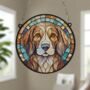 Beagle Stained Glass Effect Suncatcher, thumbnail 6 of 6