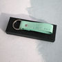Colourful Personalised Leather Keyring, thumbnail 3 of 7