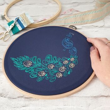 Peacock Embroidery Kit, 5 of 5