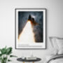 Space Rocket Launch Home Art Print, thumbnail 6 of 7