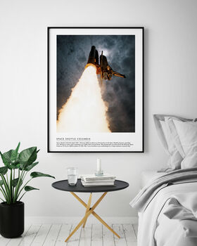 Space Rocket Launch Home Art Print, 6 of 7