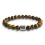 Men's West Ham United Football Fan Tiger's Eye Bracelet, thumbnail 1 of 6