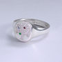 Family Tree Signet Ring With Birthstones, thumbnail 6 of 12
