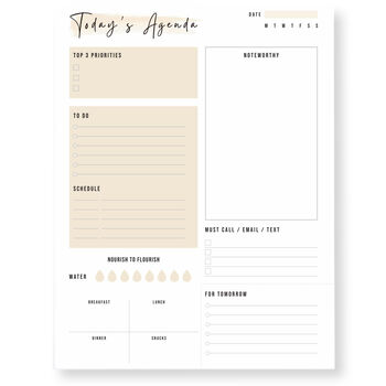 Daily Planner Pad, 3 of 4