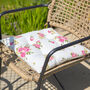 Floral Padded Garden Seat Cushions, thumbnail 1 of 6