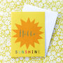 Mini Hello Sunshine Card, thumbnail 4 of 5