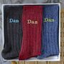 Men’s Personalised Name Thick Bamboo Socks Gift Box Set, thumbnail 1 of 9