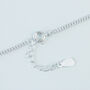 Sterling Silver X Or O Pendant Choker Necklace, thumbnail 2 of 4