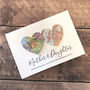 Personalised Map Hearts Mother's Day Card, thumbnail 9 of 10